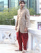 Solar Bronze Indo western Art Silk Dhoti