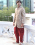 Solar Bronze Indo western Art Silk Dhoti