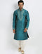 Light Blue Kurta Art Silk Chudidaar