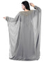 Latest Grey Colored Georgette Heavy Farasha