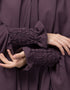 Dusty Purple Matt Nida Head Covers Hijab Side View