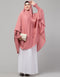 Pink Matt Nida Head Covers Hijab Front View