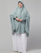 Sage Matt Nida Head Covers Hijab Front View