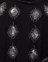 Muslim Beautiful Black Color Mirrow Work Abaya Variation Views