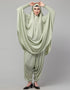 Dubai SMOKING AT SLEEVE JERSEY KHIMER WITH HAREM PANT Side View