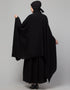 Islamic Two piece Black Color Butterfly Kaftan Additional Angles