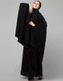 Islamic Two piece Black Color Butterfly Kaftan Lifestyle Images