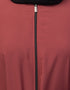 Islamic Simple Abaya with Front Closure for Everyday Use In the Shade Rust