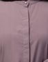 Muslim Abaya with a simple design and front opening In the Shade of Lt Purple