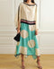 Cream Soft Satin Silk Kaftan