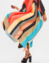 Peach Fancy Soft Satin Silk Kaftan multi color kaftan Online