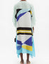 Blue Fancy Chelsea Georgette Kaftan Buy Luxury Silk Kaftan