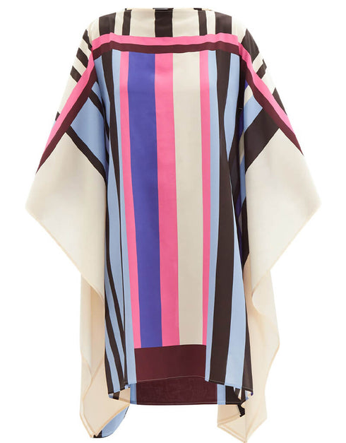 Multi Fancy Chelsea Georgette Kaftan Closure View