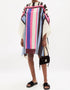 Multi Fancy Chelsea Georgette Kaftan Back View