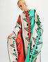 Multi Fancy Soft Satin Silk Kaftan casual kaftan