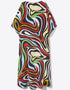 Multi Silk Crepe Kaftan Buy pretty Kaftan