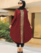 Maroon Latest Printed Kaftans
