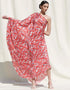 Red Off Shoulder Kaftan maxikaftan