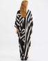 Onyx Latest Printed Maxi Dress Back View