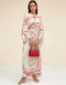 Red Latest Printed Maxi Dress