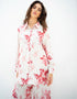 Rosy Pink Latest Heavy Designer Maxi Dress casual kaftan