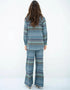 Marble Blue Heavy Designer Digital Printed Over Size Shirt And Pant