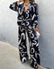 Designer Party Wear Readymade Co-Ords Set Black Korean Bsy Pant Shirt Front View