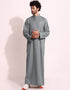 Grey Thobes Mulburry Cotton Digital Printed Work
