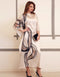 Cream Soft Satin Silk Gown