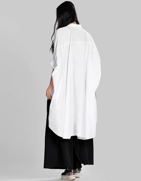 White Natural Cotton Gown