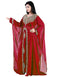 Beautiful Red Colored Georgette Heavy Farasha