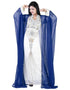 Women Blue Colored Embroidery worked Kaftan