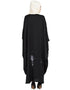 Dubai Thread Embroidered Nida Kaftan Black