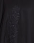 Muslim embellished patch Nida Kaftan Black Women Online shopping USA