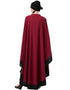 Islamic Center Embroidered with Contrast band Irani Kaftan Maroon