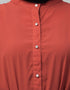 Chic Front open Casual Abaya In The Color Rust