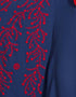 Modest Embroidered Butterfly Sleeve Party Abaya Grey