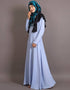 Muslimah Frill casual daily wear collage girls abaya Black