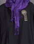 Islamic Overlapped panel casual Abaya Black