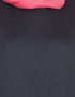 Muslim Pleating at waist stretchable knits Black abaya Black