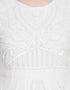 Muslim Hand embroidered Off White Wedding Abaya Off White