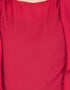 Dubai Frill casual daily wear collage girls casual abaya Red