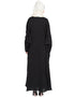 Women Embroidered patch butterfly Kaftan Black