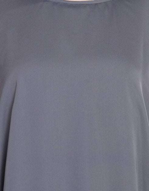 Muslim Extra Panel Nursing mother Abaya Grey