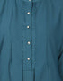 Women reverse panel front open Abaya Teal