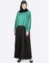 Arabic two color Kaftan Blue