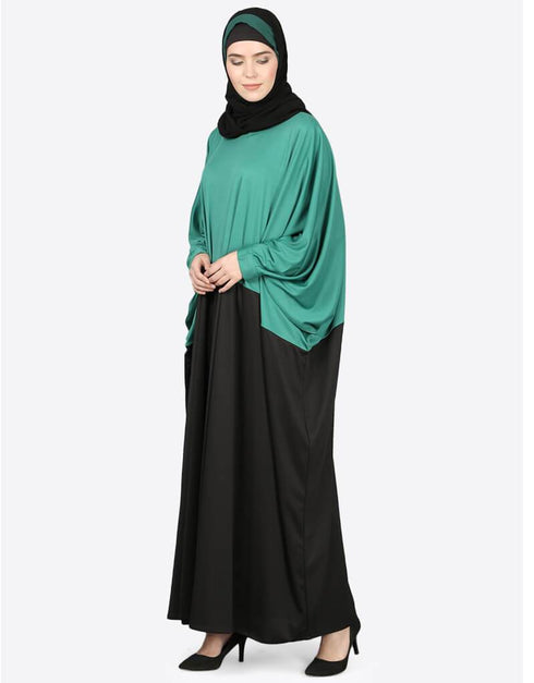 Arabic two color Kaftan Blue