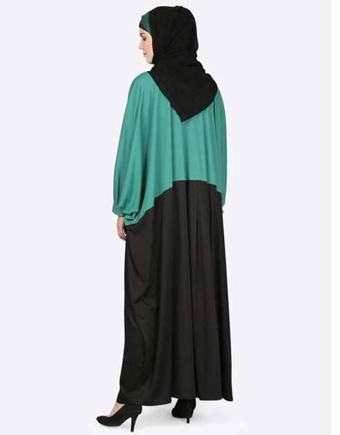 Arabic two color Kaftan Blue