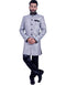 Silver Indo western Juit Pant
