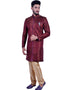 Multicolor Indo western Zari Brocade Chudidaar Closure View
